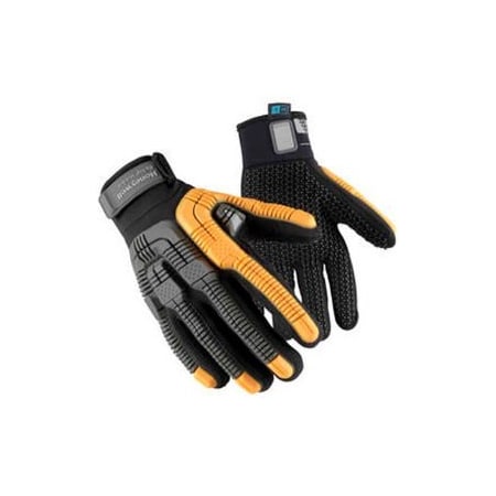 Honeywell North Rig Dog 153; 42-623BO/9L Impact Resistant Gloves, Mud Grip Palm, ANSI A6, Size 9 42-623BO/9L